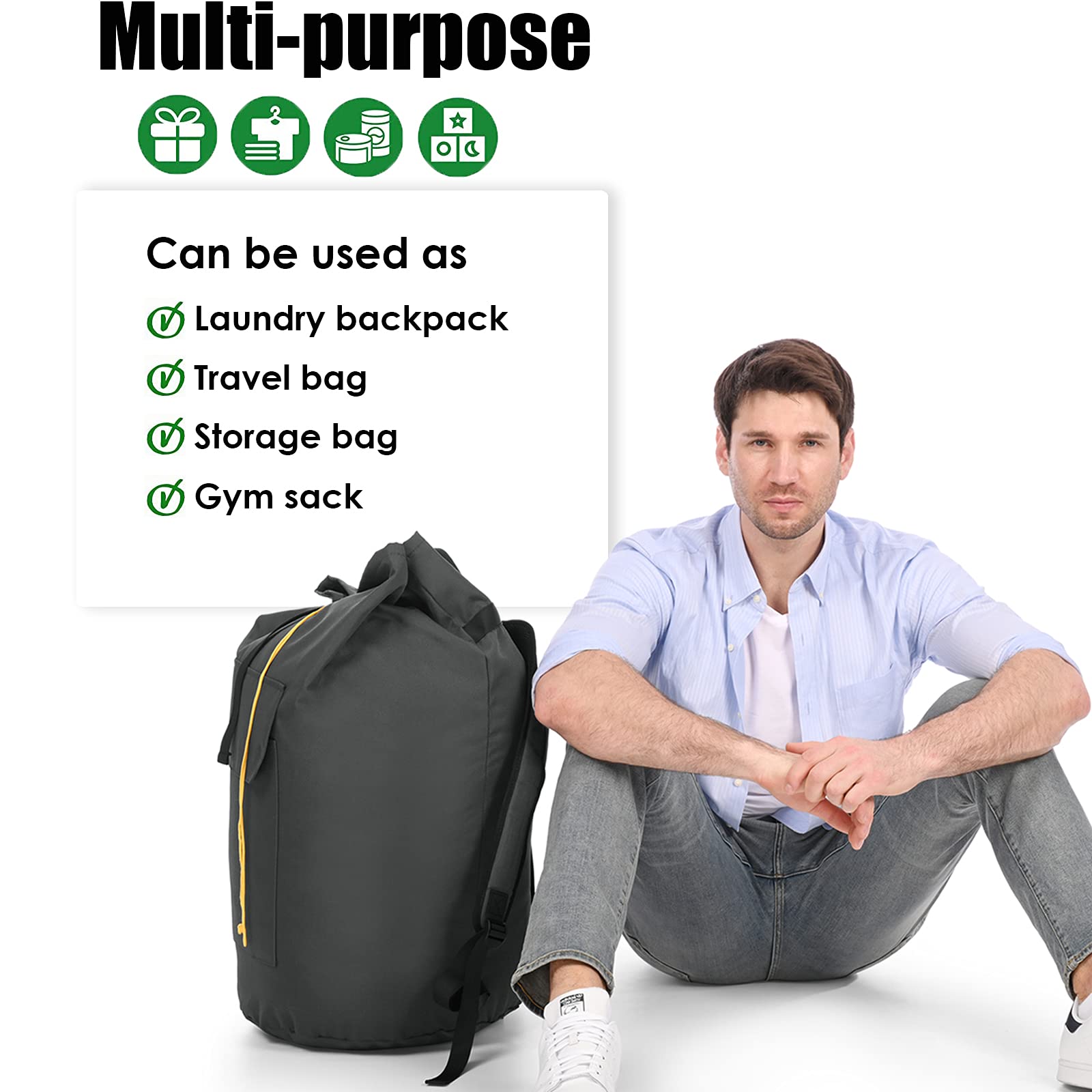 Ãzhido hanging loop for door or closet storage