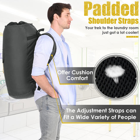 Ãzhido padded shoulder straps for comfortable carrying