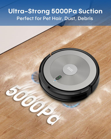 AZQQ robot on charging dock ready for scheduled daily cleaning