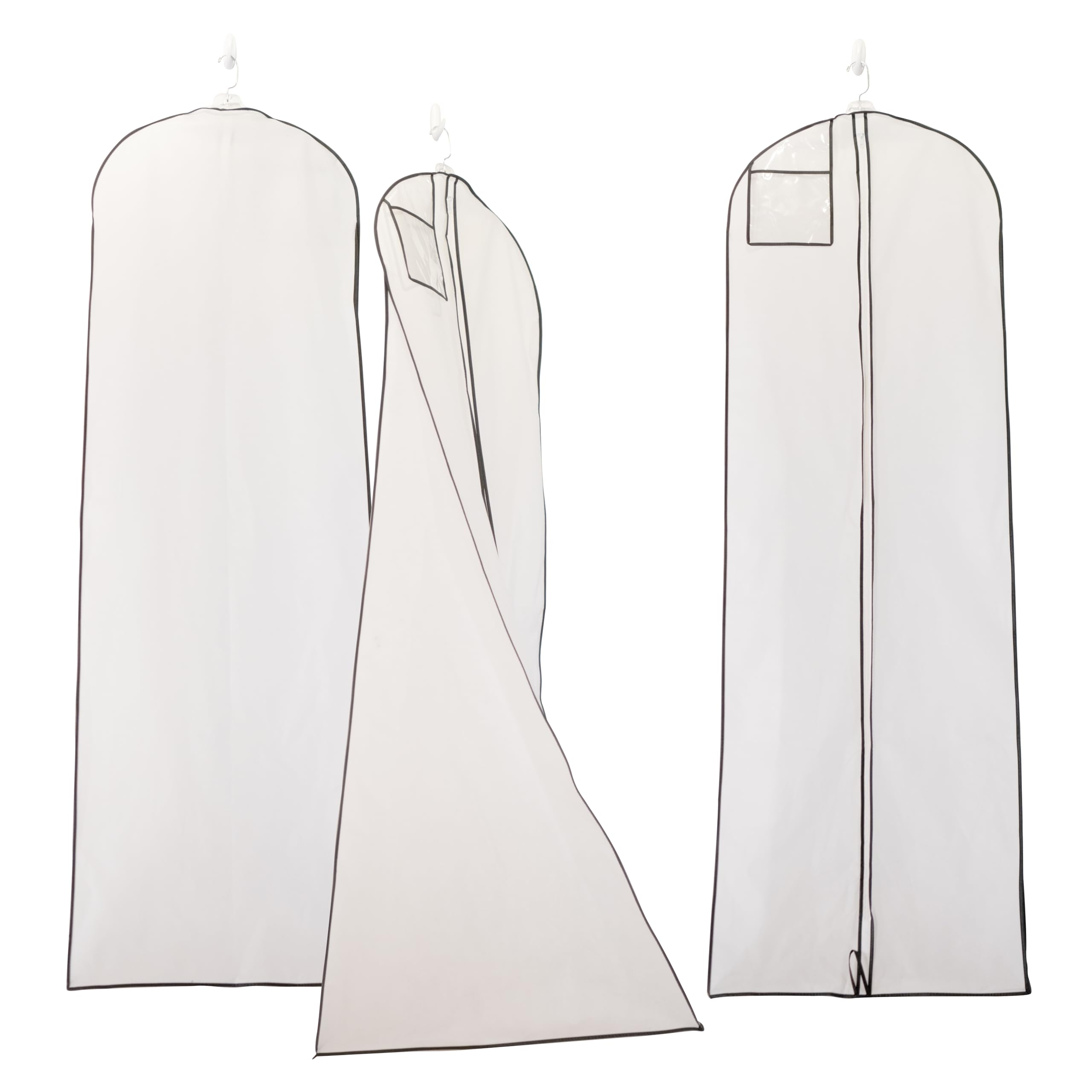 Azure Aster Bridal big-fat bridal bag 72in with dress inside; spacious protection for oversized gowns.