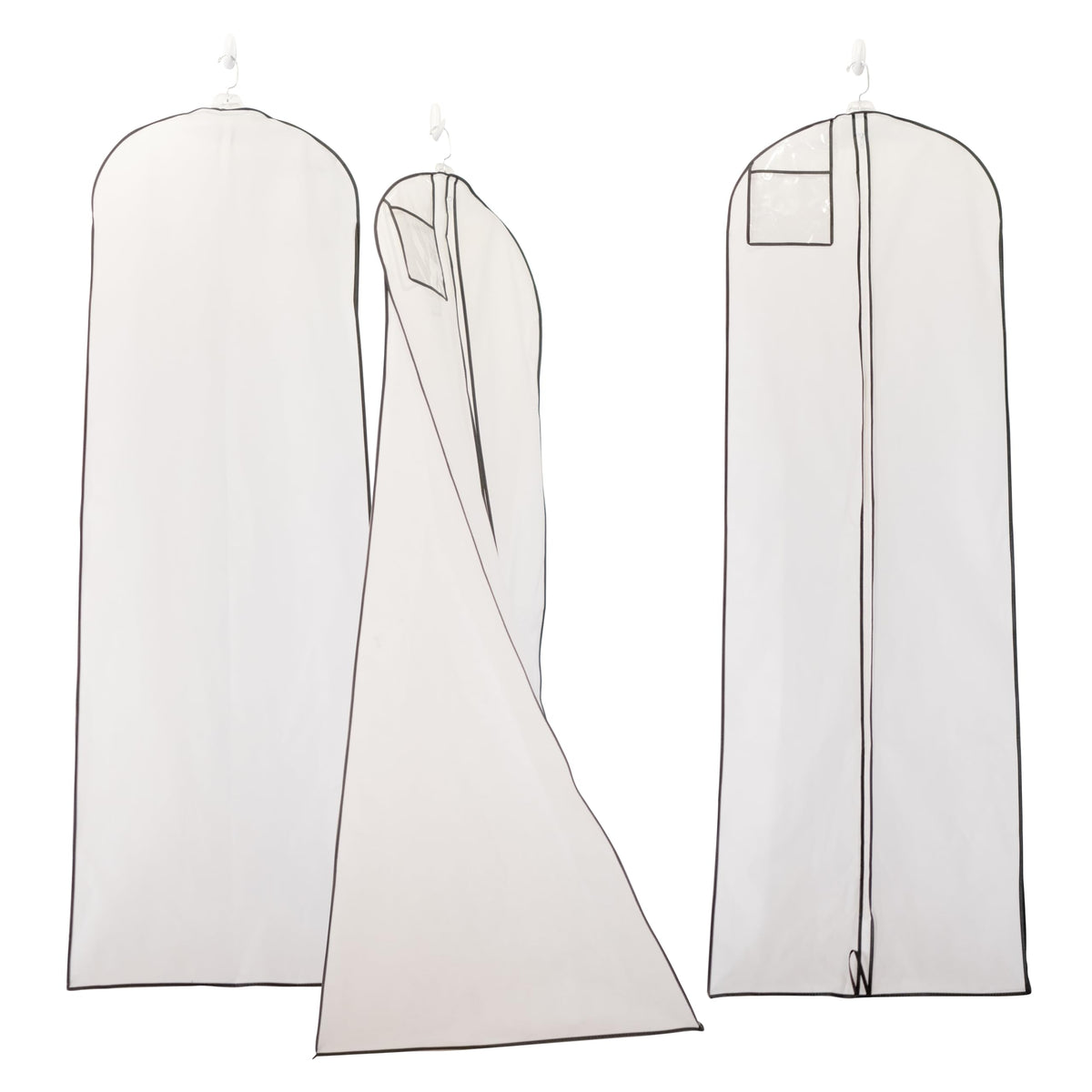 Azure Aster Bridal big-fat bridal bag 72in with dress inside; spacious protection for oversized gowns.