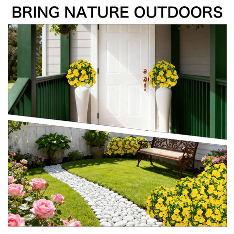 AZXVT dual-plant setup ideal for patios and gardens.