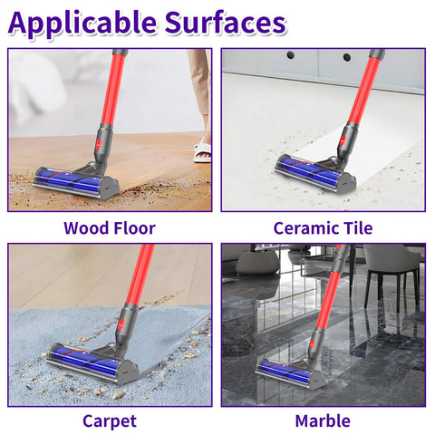 AZYM ideal solution for hardwood floors and short-pile carpets