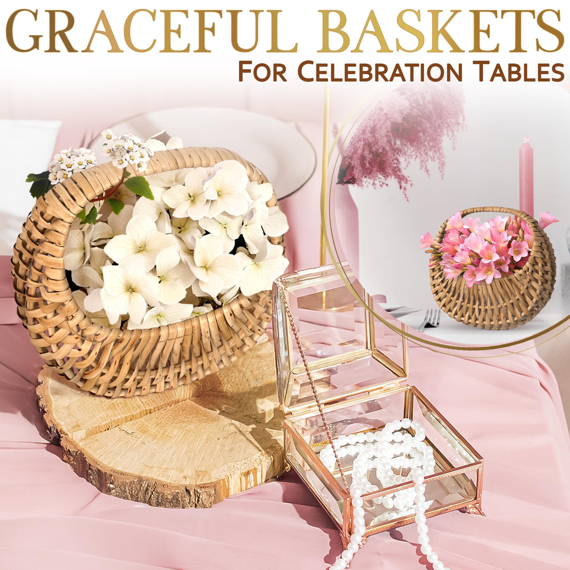 AZZORI home decor basket for windowsills and shelves