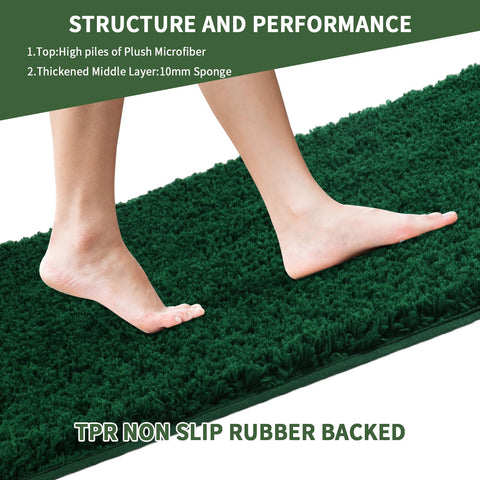 Baahrnom bath rug dimensions 32 by 20 inches in layout.