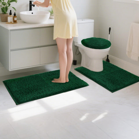 Baahrnom non-slip rubber backing keeps mats securely in place.