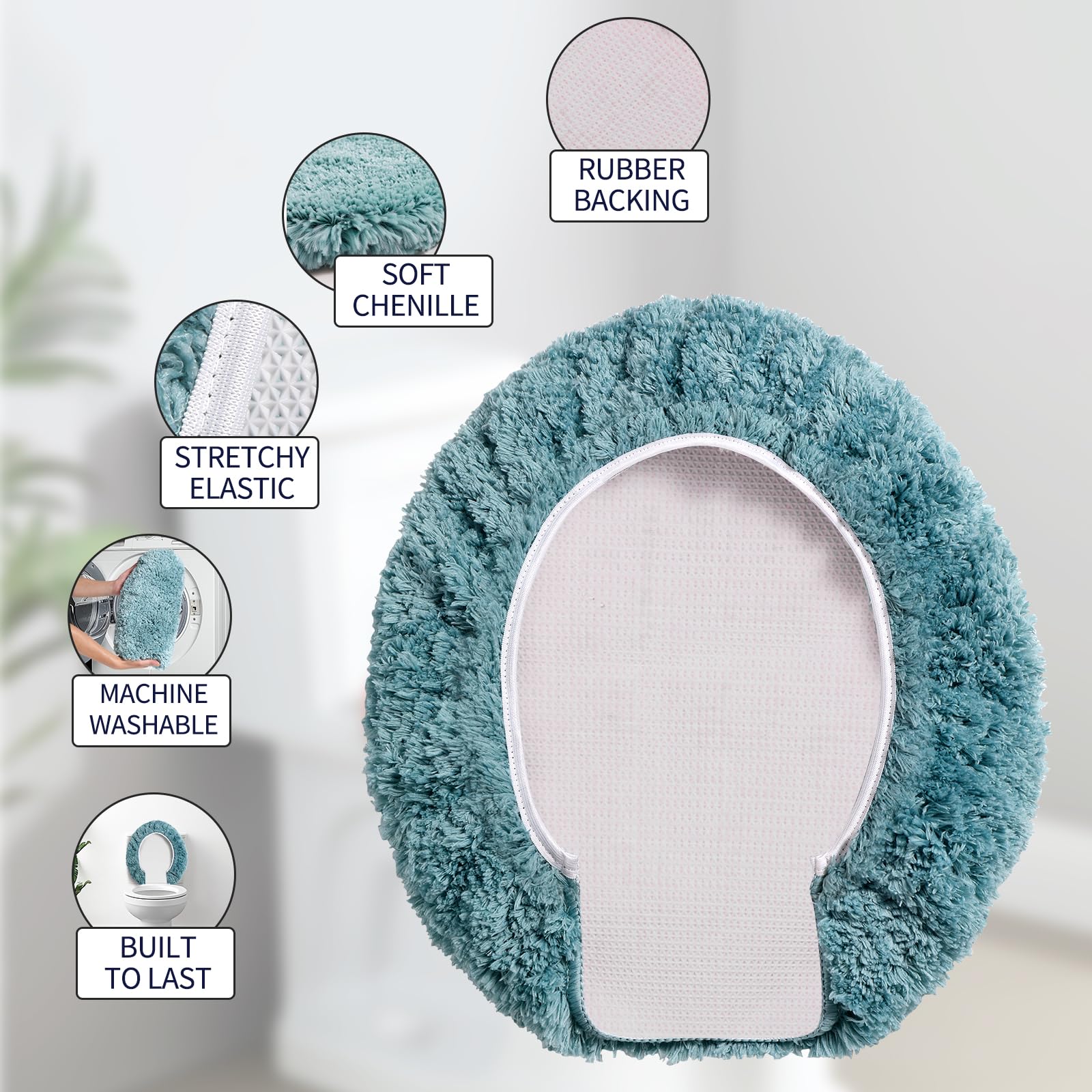 Baahrnom soft surface reduces cold touch and enhances bathroom comfort