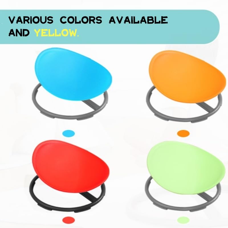 BABAMU Spinning Chair blue outdoors for versatile play.