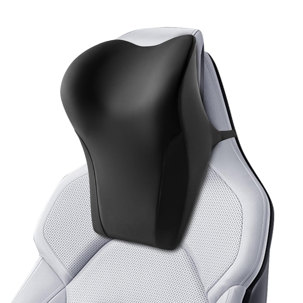 BABUR car headrest pillow memory foam supports neck and shoulders on long drives