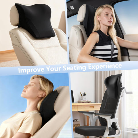 Driver and passenger can enjoy BABUR neck support on journeys