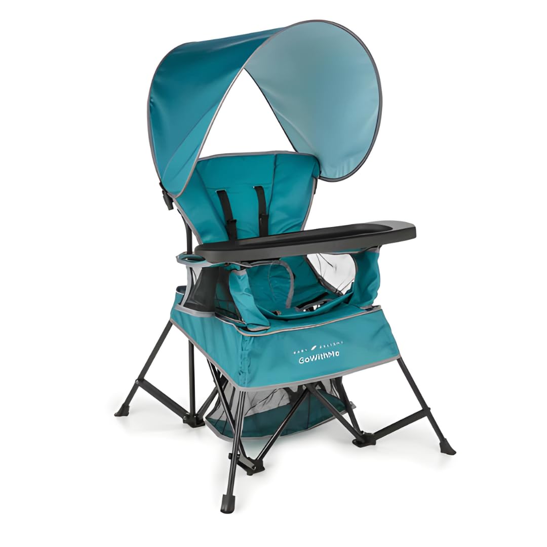 Baby Delight Go with Me Venture chair teal for stable indoor seating and family moments