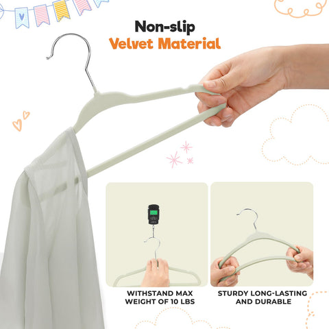 BABYRISH 16 detachable clips for pants, socks, and bibs.