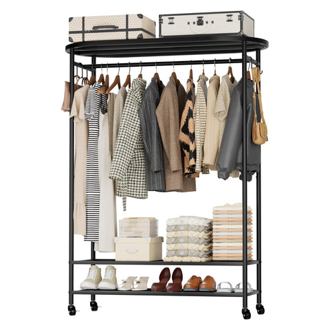 BACEKOLL clothes rack indoors blends with decor while offering practical storage.