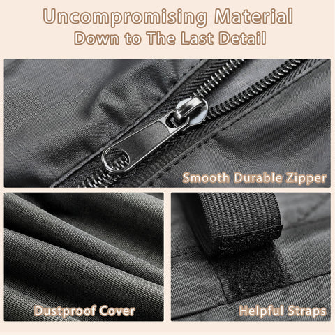 BACEKOLL clothes rack side hooks provide quick access to essentials.