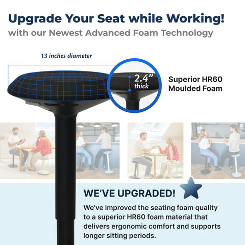 Backerz chair in black complements office and classroom decors
