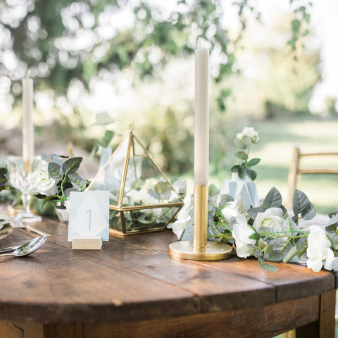 Bacucine white rose vine drapes along wall for a soft focal point.