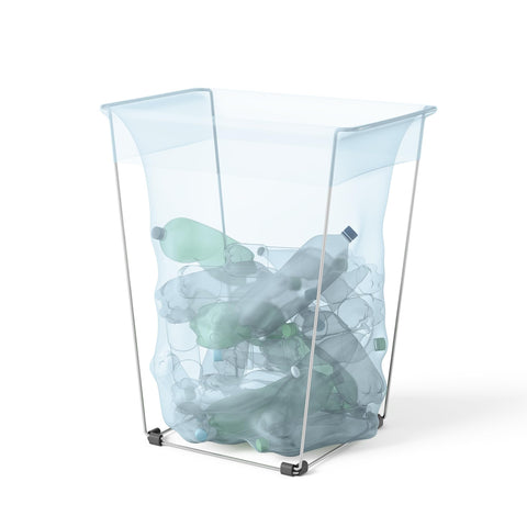 Bag Buddy 30-inch bag holder stand holds bags open for easy disposal.