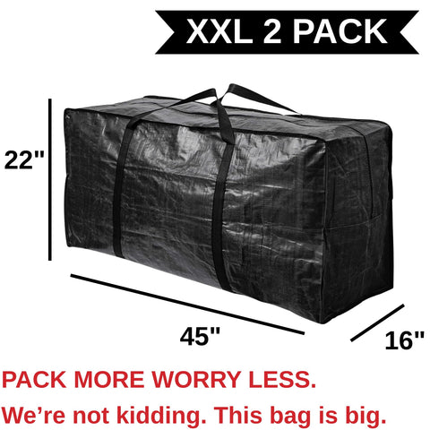 BAG-THAT 68.5 gal XXL bag with double zipper for secure packing