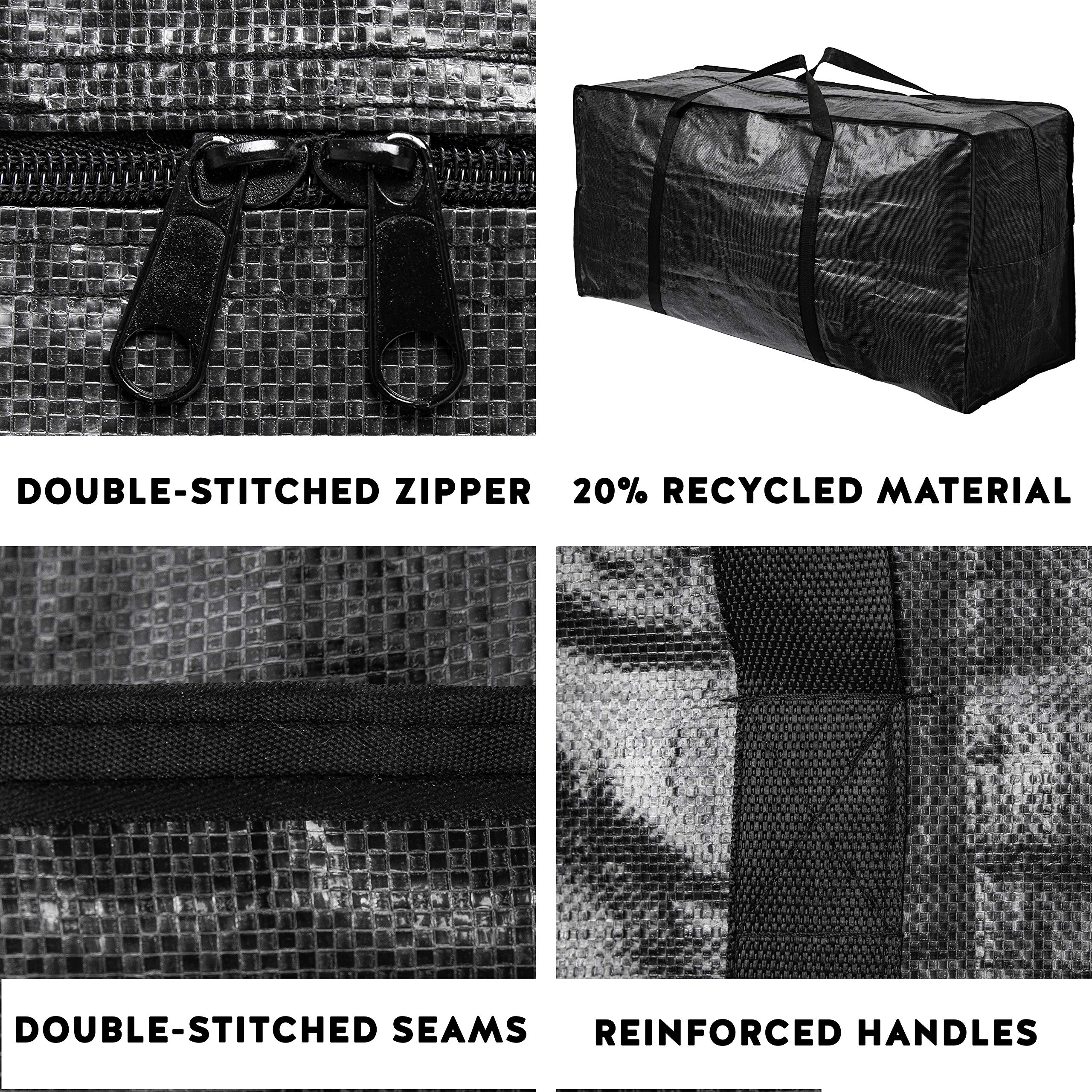 BAG-THAT 68.5 gal XXL bag uses recycled materials for eco friendly storage