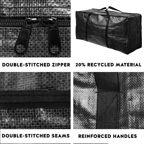 BAG-THAT 68.5 gal XXL bag uses recycled materials for eco friendly storage