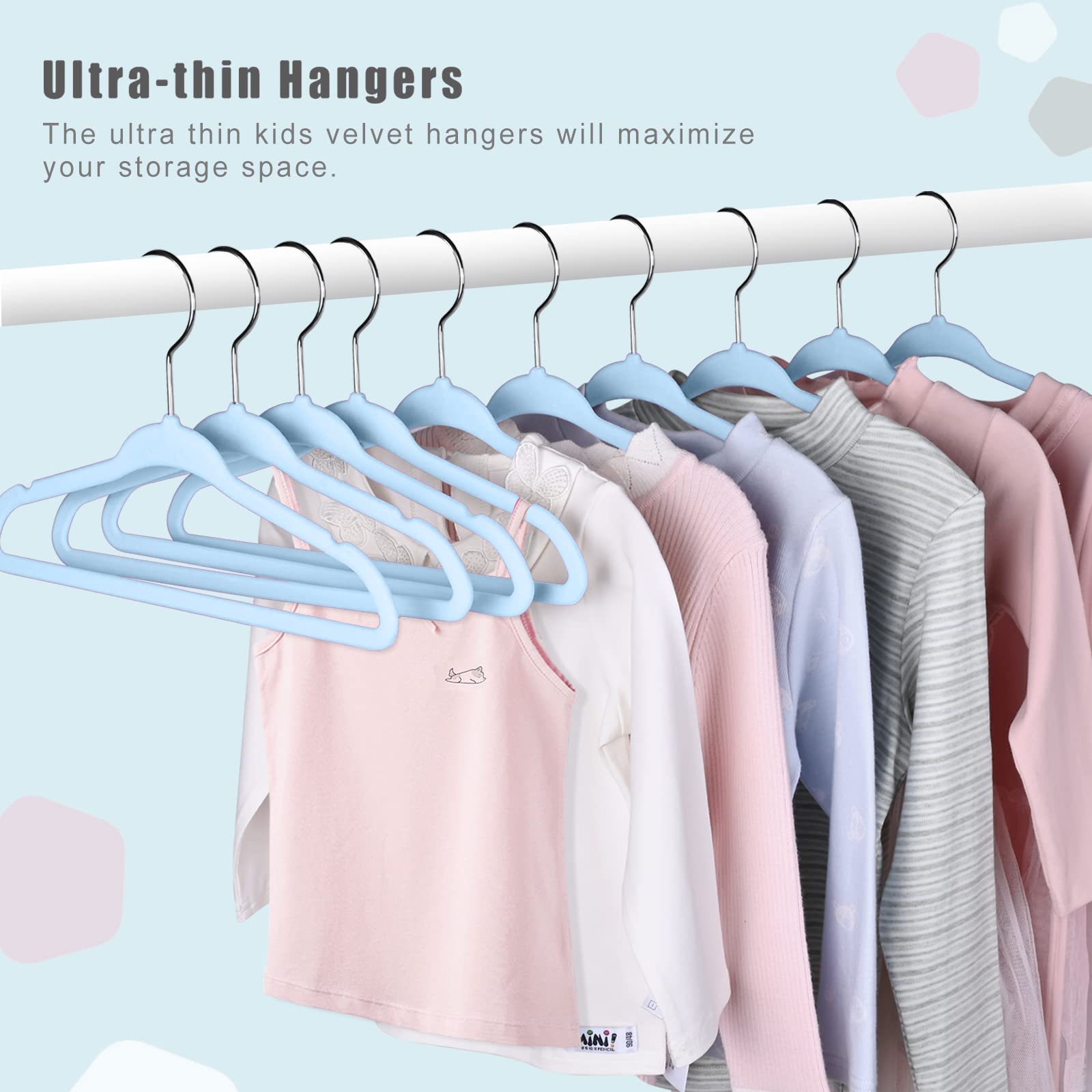 Bagail infant toddler wardrobe organization for easy selection.