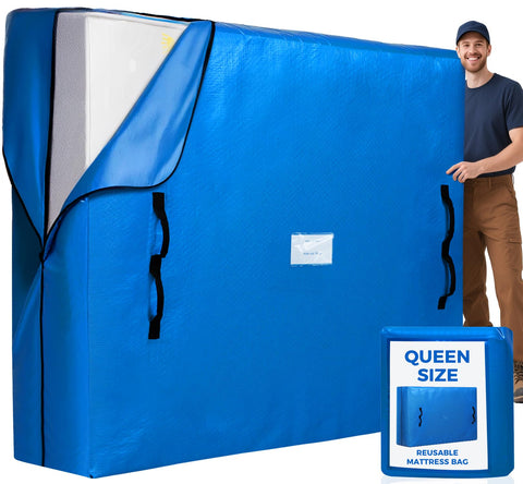 Bagail mattress bag blue queen protects your mattress during moving