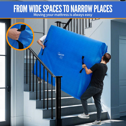 Bagail mattress bag easy-seal zip enables quick sealing and access