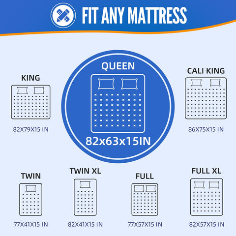 Bagail mattress bag with heavy-duty handles makes carrying easy