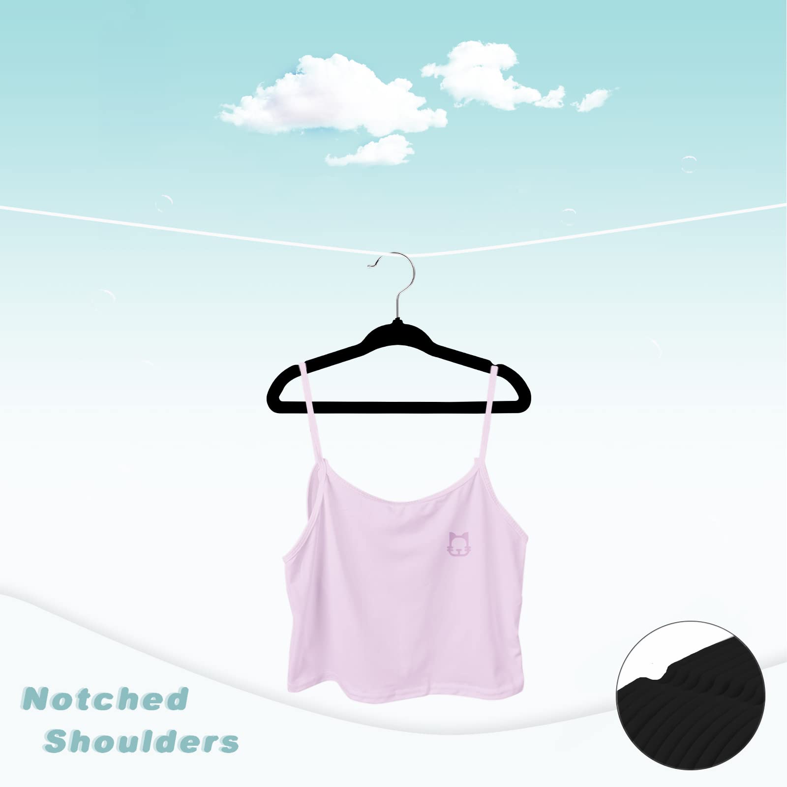 BAGAIL soft rounded edge protects baby clothes from creases and marks.