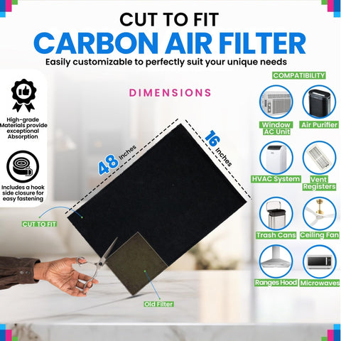 Bagean charcoal filter odor-elimination compact detail improves indoor air quality.