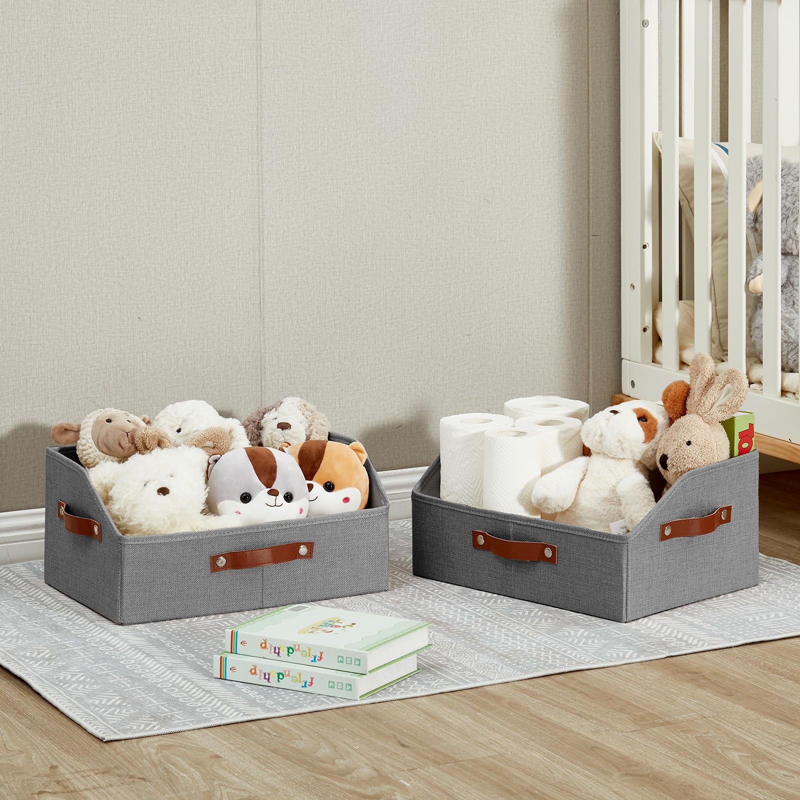 Bagnizer versatile bin in a bedroom for organized clothing