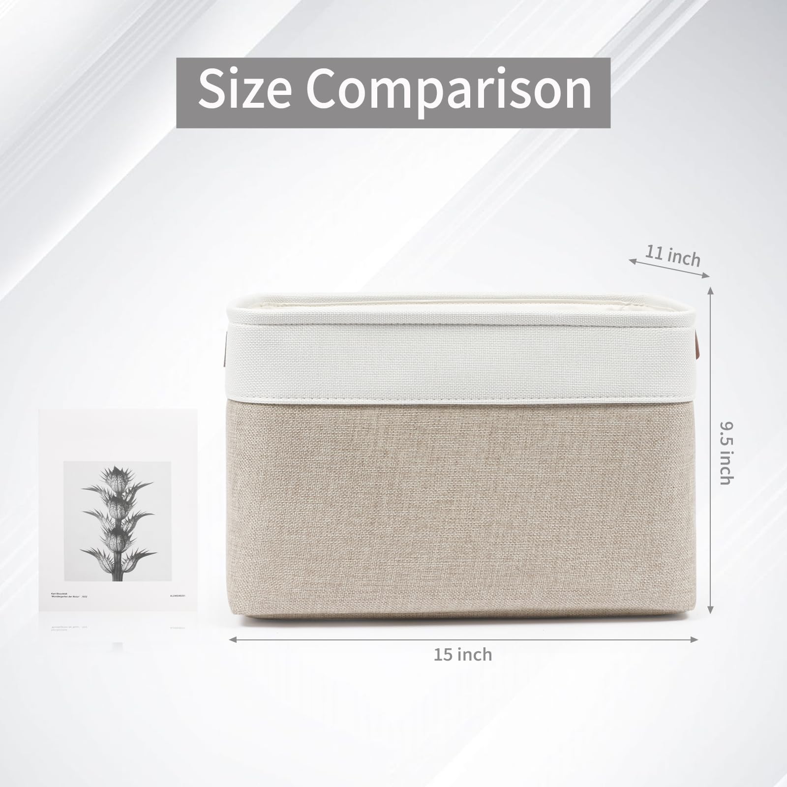 Bagnizer bins on a shelf demonstrating space-saving stackable design.