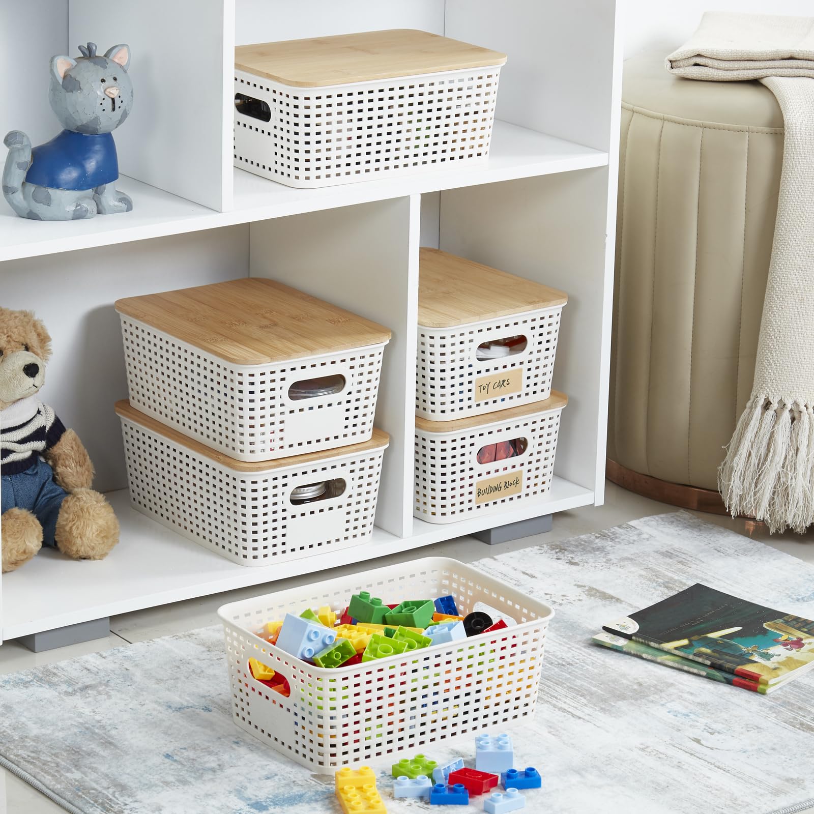 Bagnizer kitchen bin helps declutter countertops with neat, accessible storage.