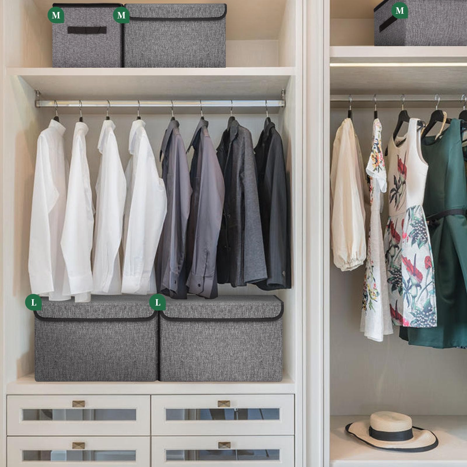 Bagnizer foldable stackable design demonstrates space-saving potential.