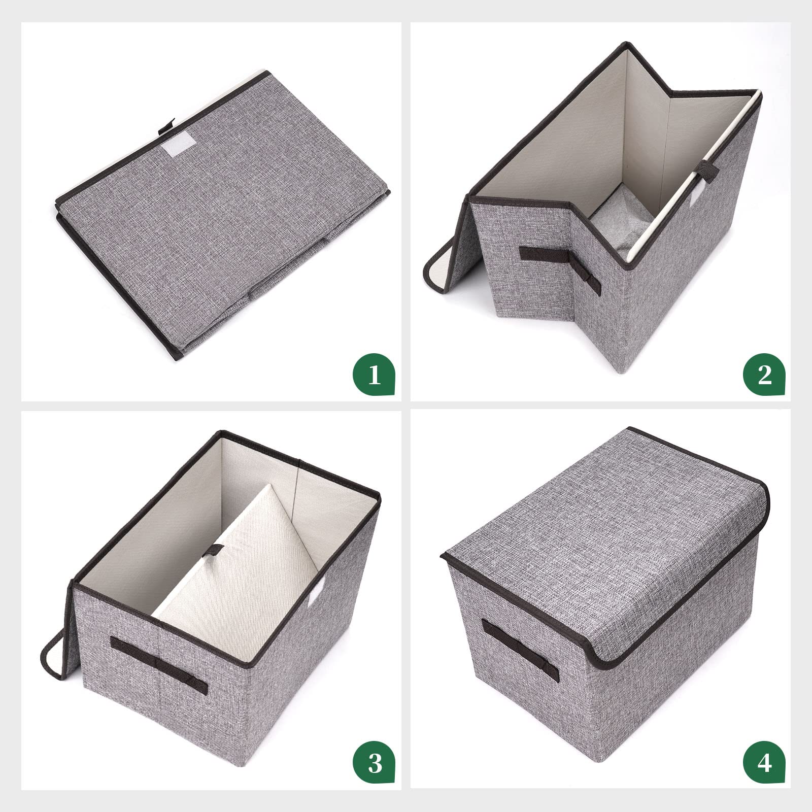 Bagnizer large bin side handles showing sturdy grip for moving loads.