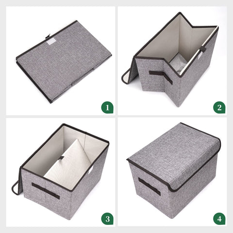 Bagnizer large bin side handles showing sturdy grip for moving loads.