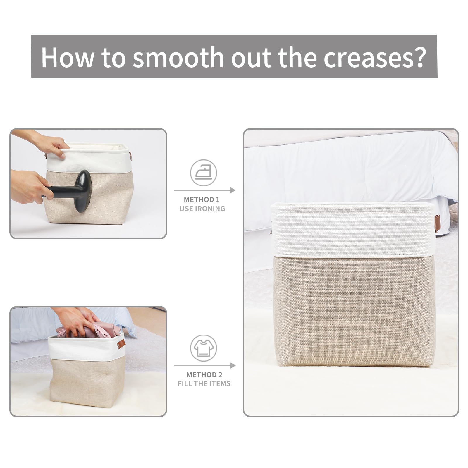 Bagnizer linen and EVA blend offers durability with a soft look.