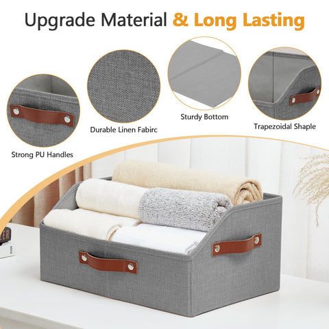 Bagnizer PU handles on front and sides for easy carrying