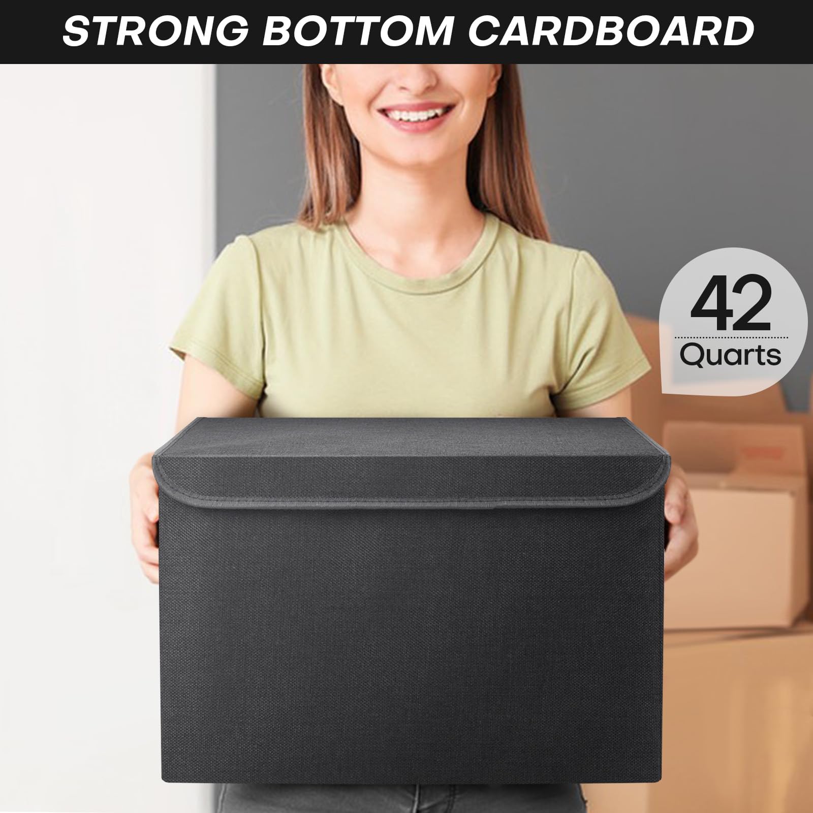 Bagnizer storage box with label slot for quick categorization.