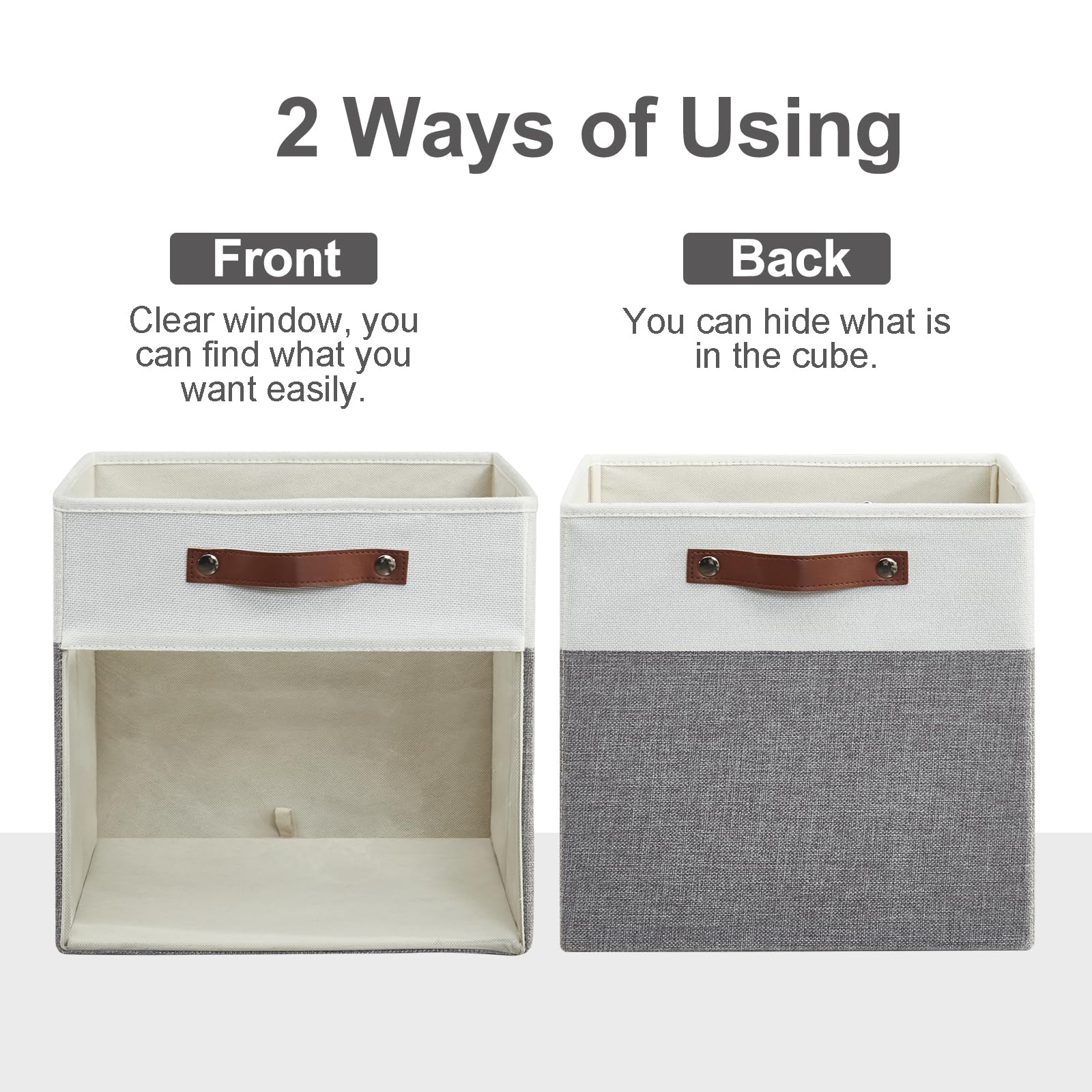 Bagnizer storage cube in a dorm closet for compact organization