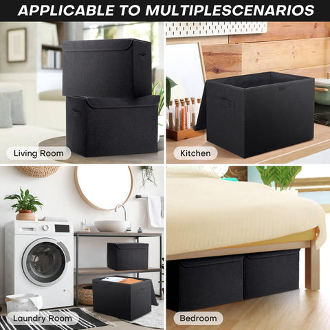 Bagnizer under-bed storage bin keeps seasonal items neatly tucked away.