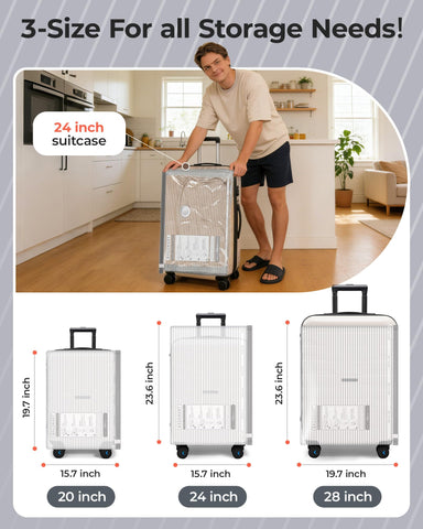 BAGSMART bags achieve 4000Pa high-speed compression for rapid space savings.