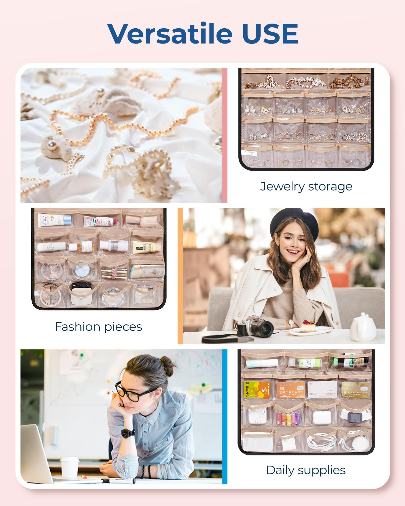 BagSMART large dimensions provide ample storage space