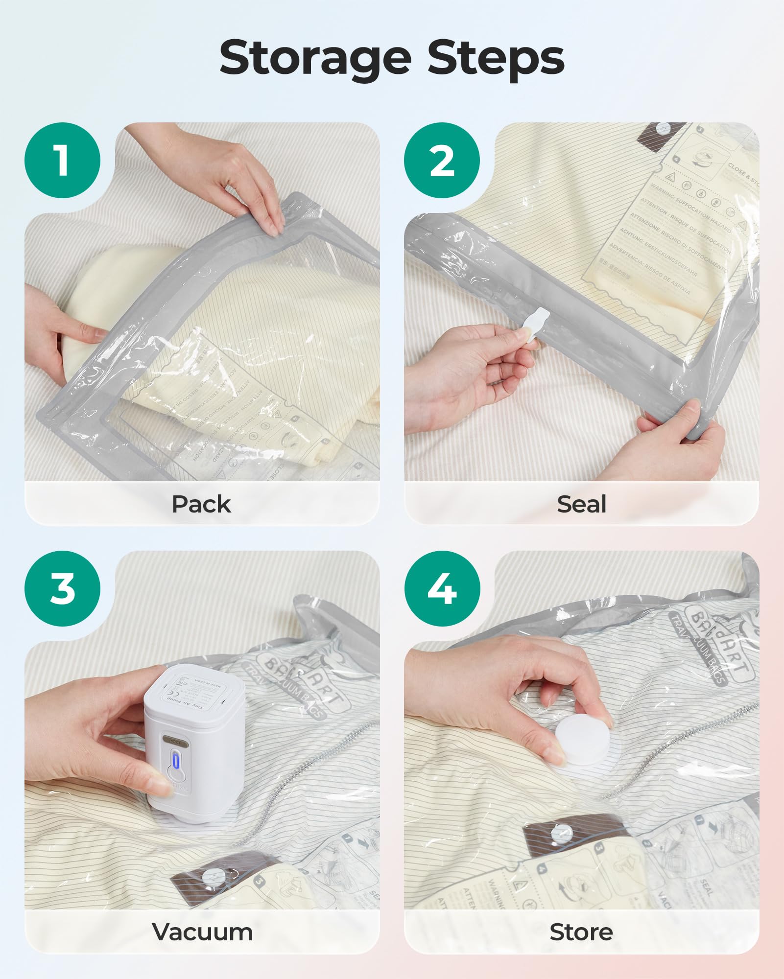 BAGSMART home storage solution supports clutter-free closets