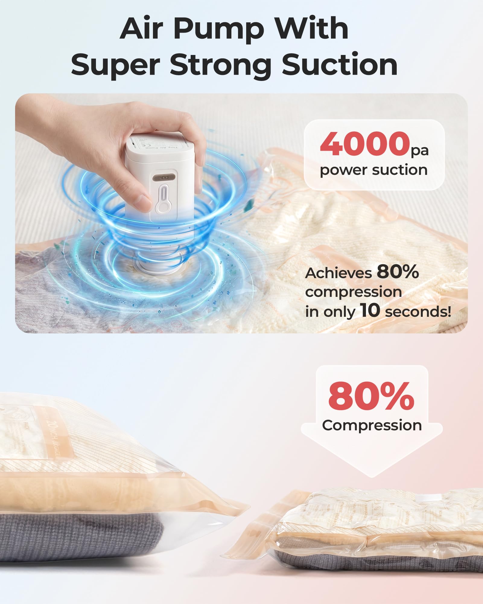 BAGSMART puncture-resistant material highlights durable construction