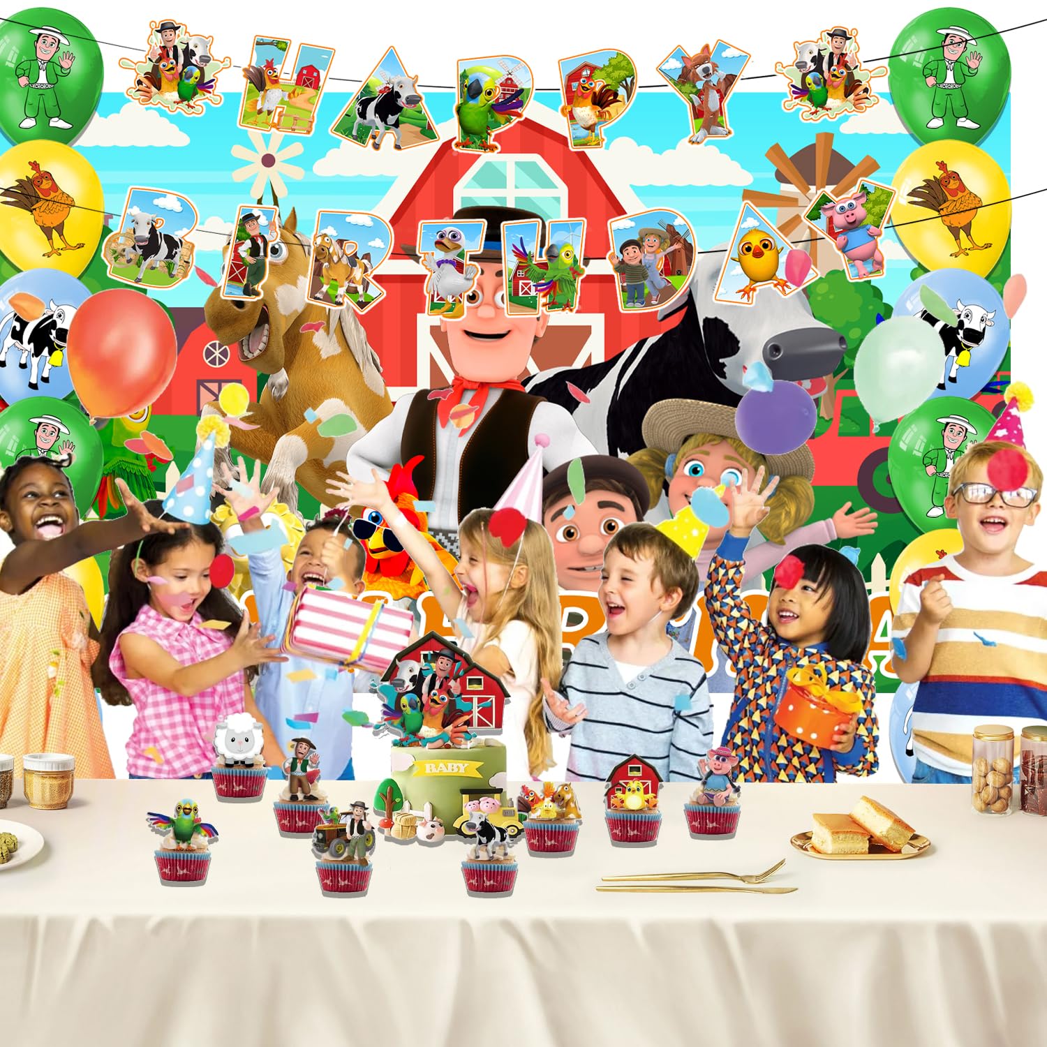 Bahteliv Zenoon cake topper highlights the cake as a centerpiece