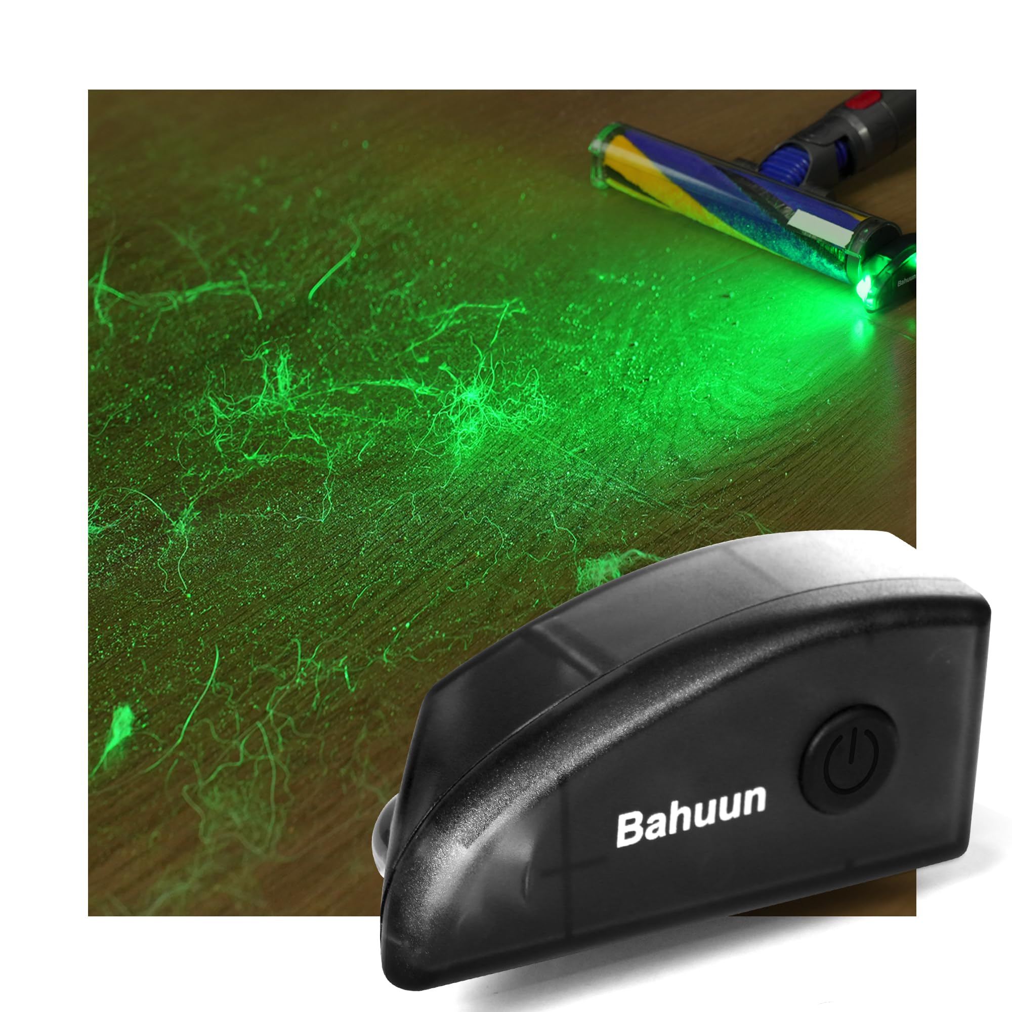 Bahuun dust display LED shows visible dust for thorough cleaning