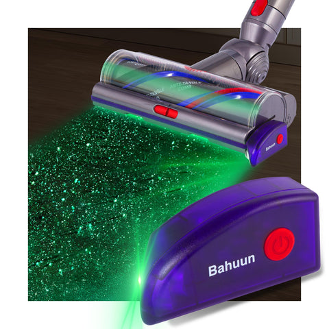 Bahuun Dust Display LED visibility shows hidden dust for thorough cleaning.
