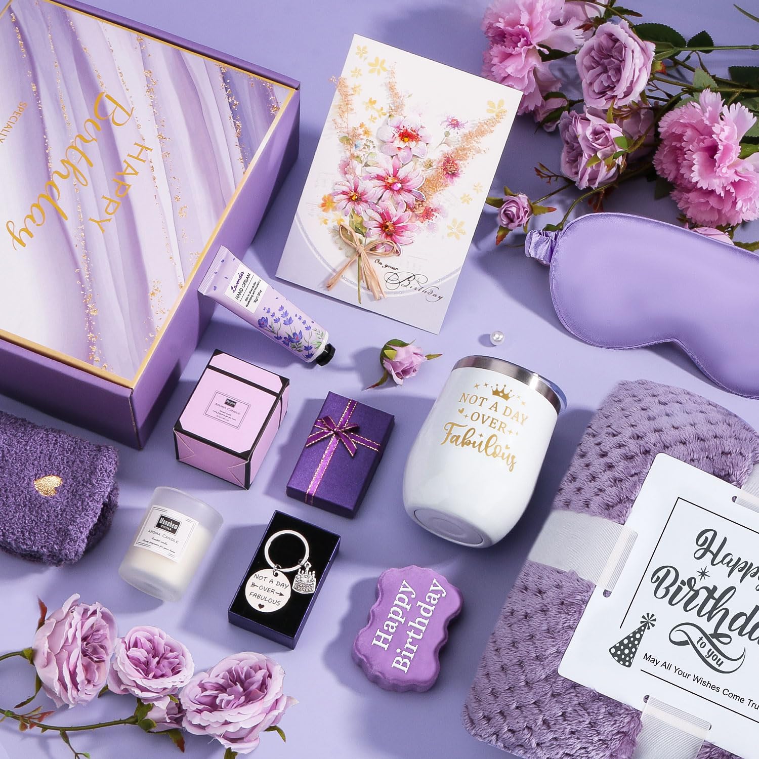 Baicai Happy Birthday blanket offers cozy warmth for movie nights and gifting
