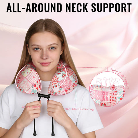 BAIKEA memory foam neck support maintains proper neck alignment
